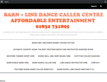 Tablet Screenshot of barndancecallercentre.co.uk